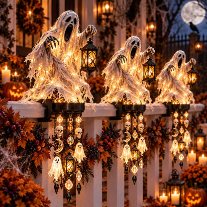 ⏰ LAST DAY 49% OFF - 🎃 Halloween Character Glow Cascade Railing Lights