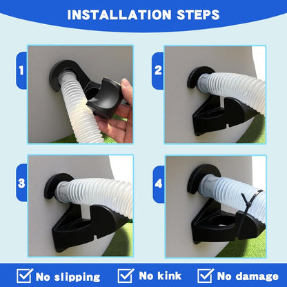 2Pcs Swimming Pool Pipe Holders
