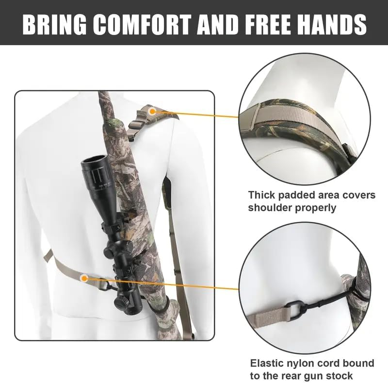 🔥Last Day 49% OFF🎯 Tactical Crossbody Gun Sling for Rifles Shotguns & Crossbows