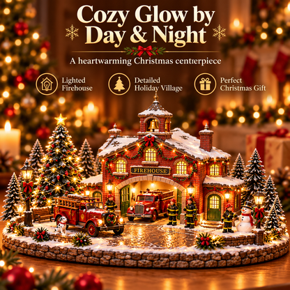 🔥 Last Day 50% Off 🎄 Christmas Fire Station Town™