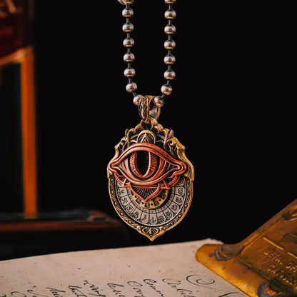 🔮 Handcrafted Tarot Eye Pendant – A Symbol of Intuition & Insight