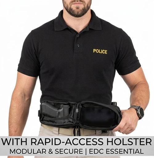 🎒 Tactical EDC Waist Bag – Concealed Carry Crossbody Utility Pack 🇺🇸🔥
