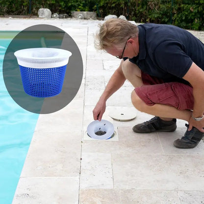 🏆 🏊‍♂️Reusable Dual Layer Pool Skimmer Socks for Superior Debris Filtration