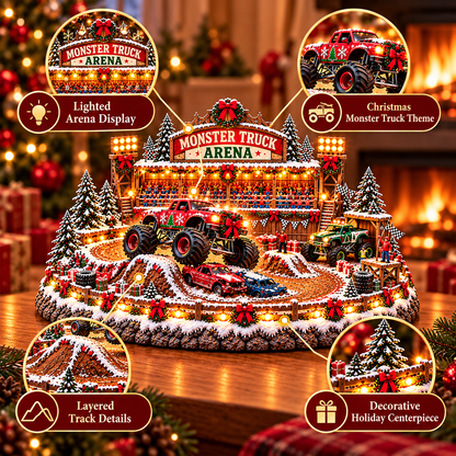 🔥Last Day 49% OFF🔥🚗🎄 Christmas Classic Gas Station Village™ – Lighted Vintage American Gas Station with Classic Cars