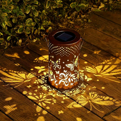 Colorful Sunflower Glow Solar Garden Lantern