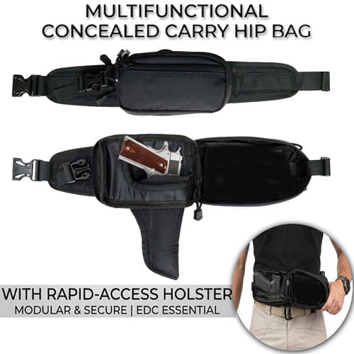 🎒 Tactical EDC Waist Bag – Concealed Carry Crossbody Utility Pack 🇺🇸🔥