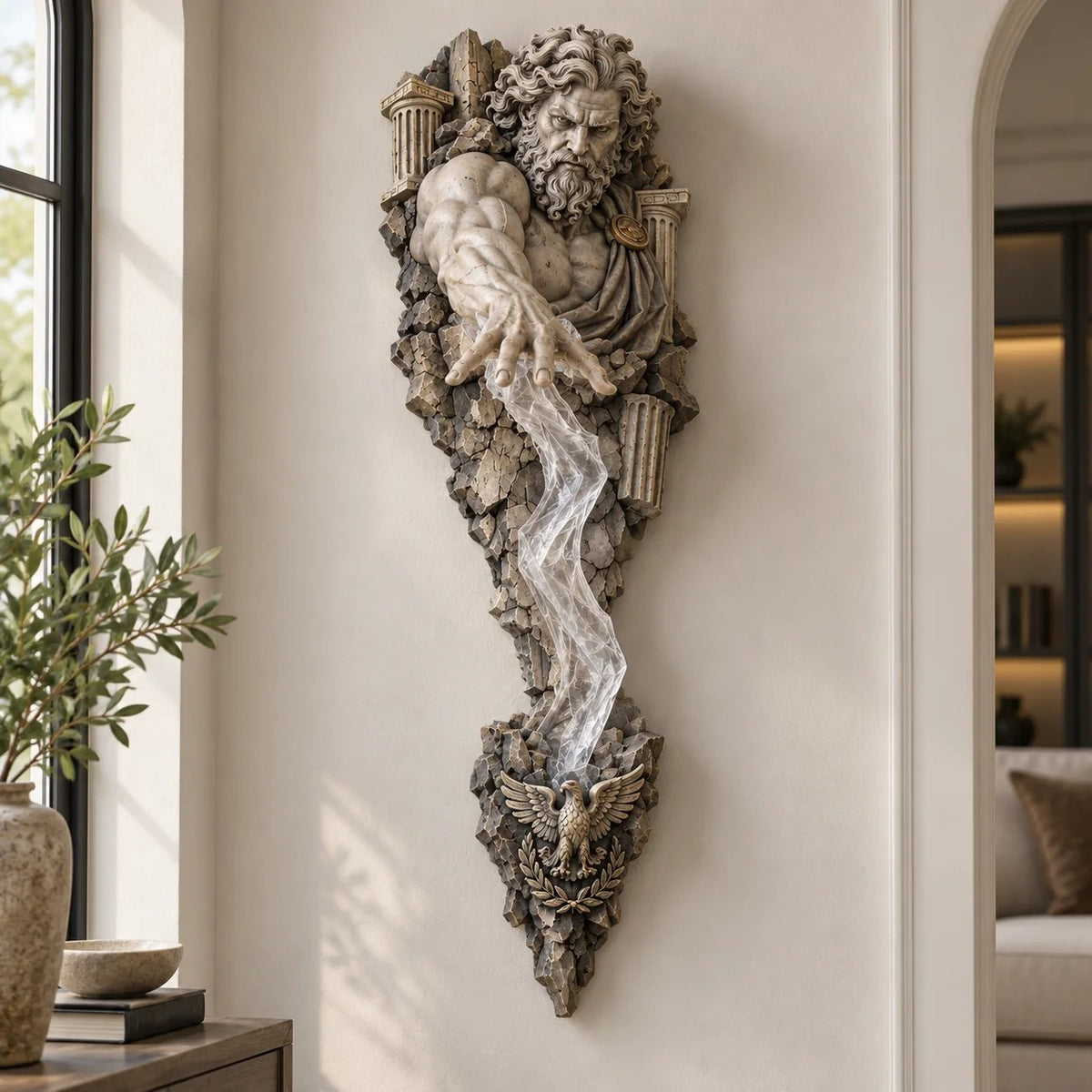 Limited Stock 49% OFF  ⚡🌊 Mythological Sculpture Wall Lamp Collection 🏛✨