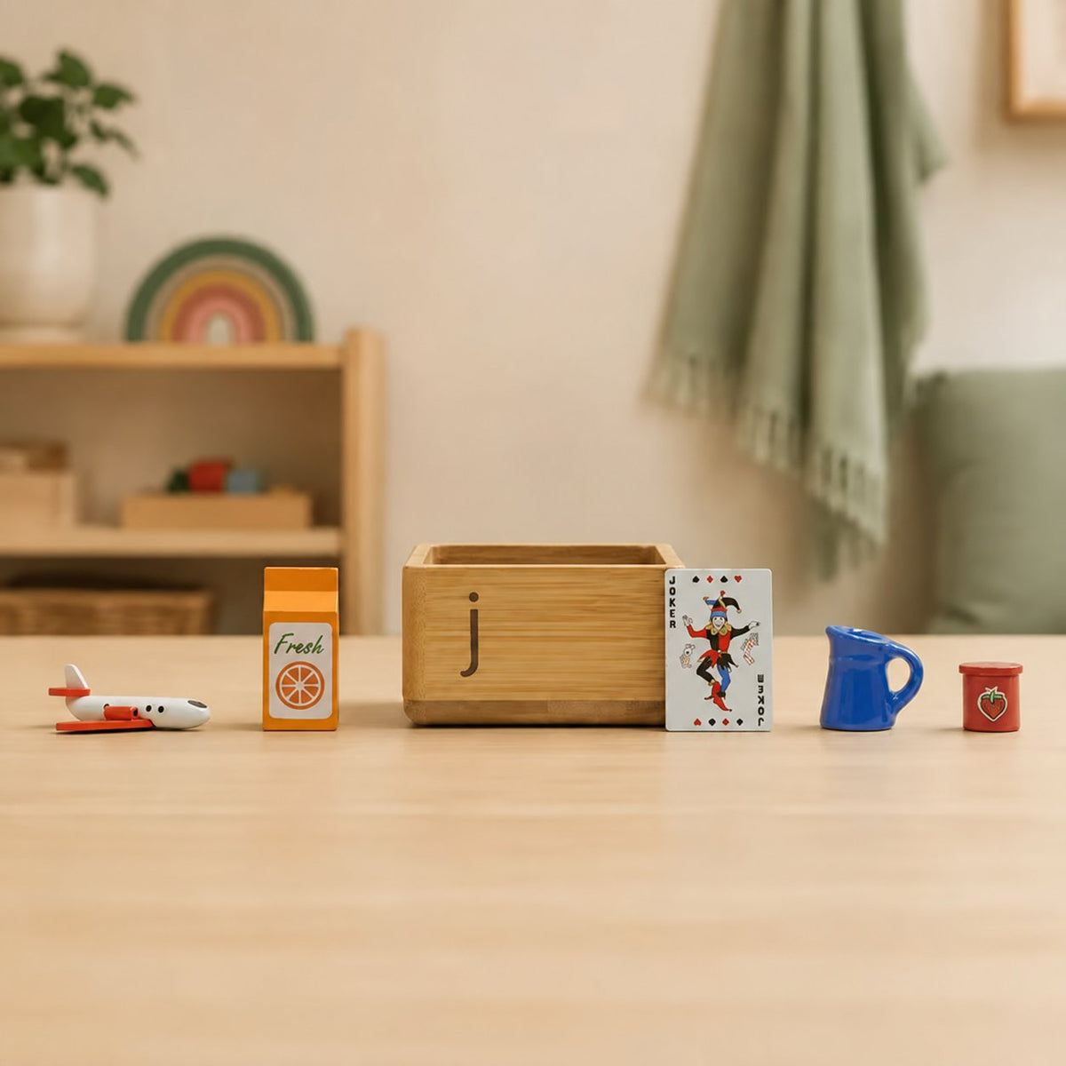 🏆Limited Time Sale 49% OFF🎄📚Phonics Cabinet with 120 Miniature Objects