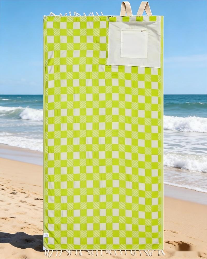 🔥Hot Sale 49% off🌟🌊 2-in-1 Convertible Beach Towel Bag