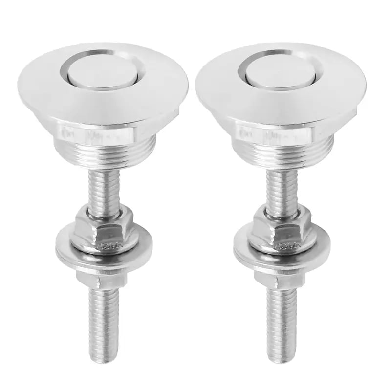 🔒 4PCS Universal Quick Release Latches – Aluminum Push Button for Car & DIY