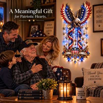 ✨Last Day 49% OFF-🦅American Eagle Glory Waterfall Light