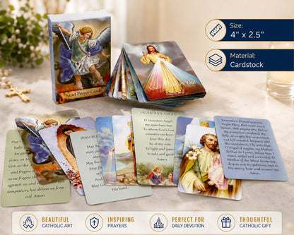 ✝️ Genuine Leather Prayer Card Holder – Pocket Holy Card Organizer with Snap Closure 🙏✨