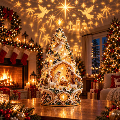 ✨ Last Day 49% OFF✨✝️Nativity Scene Christmas Tree Lights