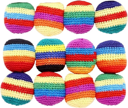 💥45K+ SOLD⚽️Handmade Knitted Hacky Sack Footbags 2026 Upgraded Assorted Set