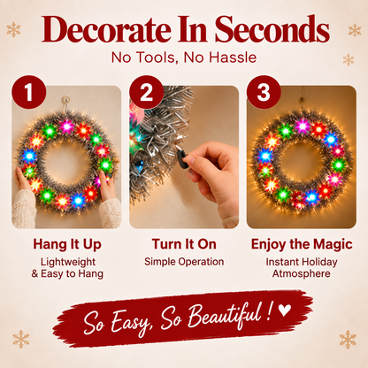 💥Hot Sale49% Off -✨ MerryGlow™ Vintage Christmas Wreath