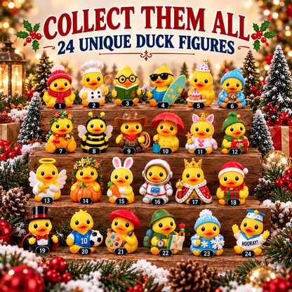 ⏳ Last Day 50% OFF-🦆24-Day 3D Duck Magic Christmas Advent Calendar
