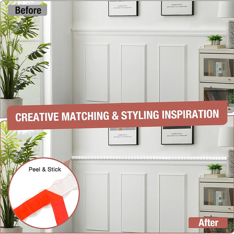 ✨ DIY Self-Adhesive Decorative Wall Molding Trim