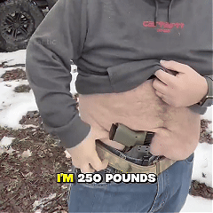 🎯 Stealth Carry Concealed Carry Tee – Dual Built-In Holster Shirt