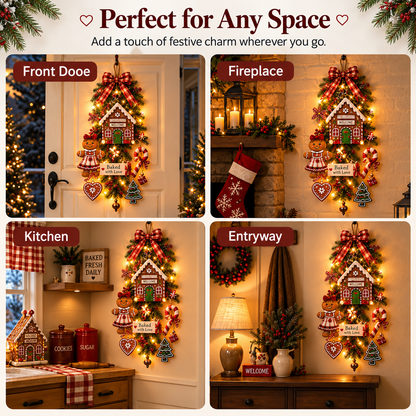 🔥LAST DAY 50% OFF -✨Light-up Gingerbread Man Hanging Ornament