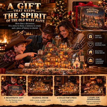 🎄 Last Day 50% OFF-🤠 Ready to Bring the Old West Home?! ⭐ The Old Western Frontier – A Glowing Town Full of Legendary Stories!