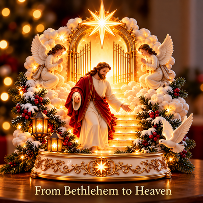 ✨ Last Day – 60% OFF!✨ Heavenly Nativity Christmas Tree™ Light-Up Ornament✝️