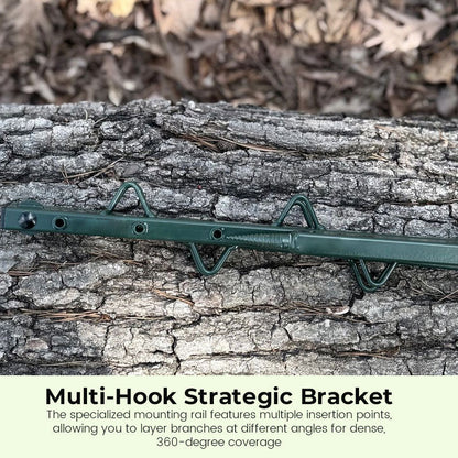 🎯 Portable Camo Hunting Branch Stand for Outdoor Shooting Support