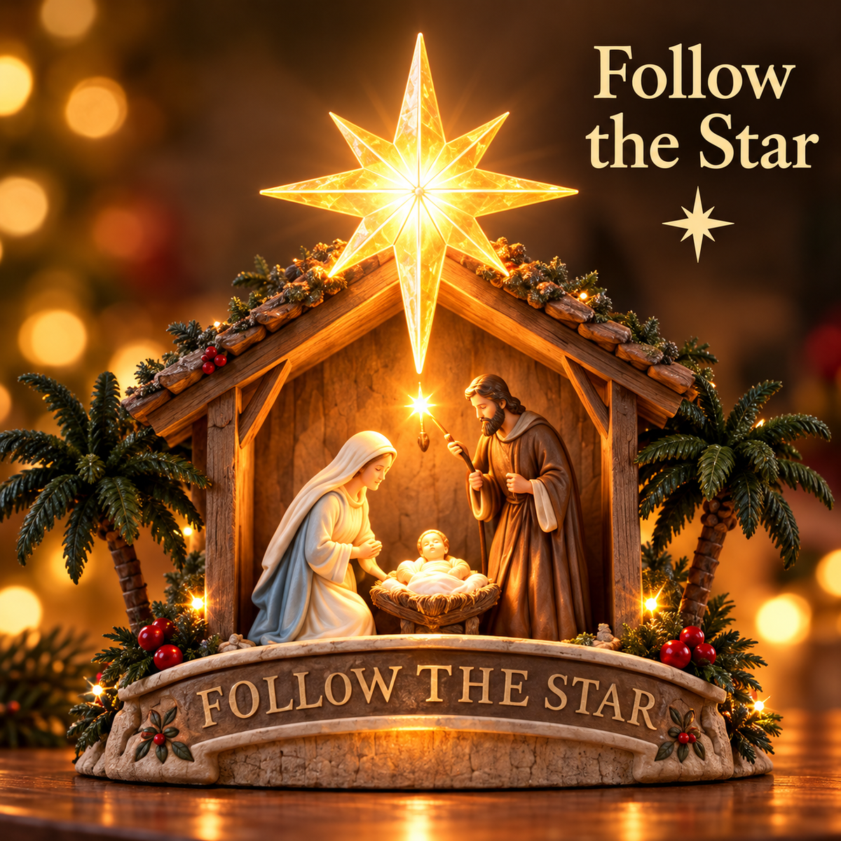 ✨ Last Day – 60% OFF!🌟 Bethlehem Lights Christmas Village™ Illuminated Ornaments✝️