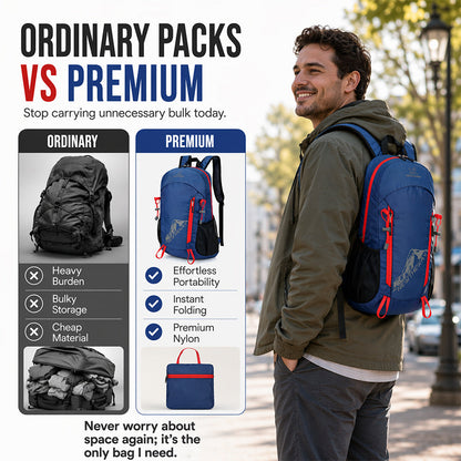 🎒 Ultra-Light Foldable Travel Backpack – Waterproof Packable Daypack for Hiking & Adventures