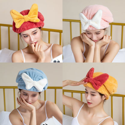 💧 Quick-Dry Hair Towel Wrap – Ultra Absorbent & Lightweight