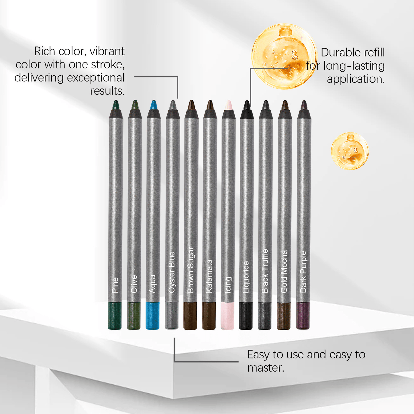 🔥[24H Lock]1440-Minute Smudge-Proof Eyeliner