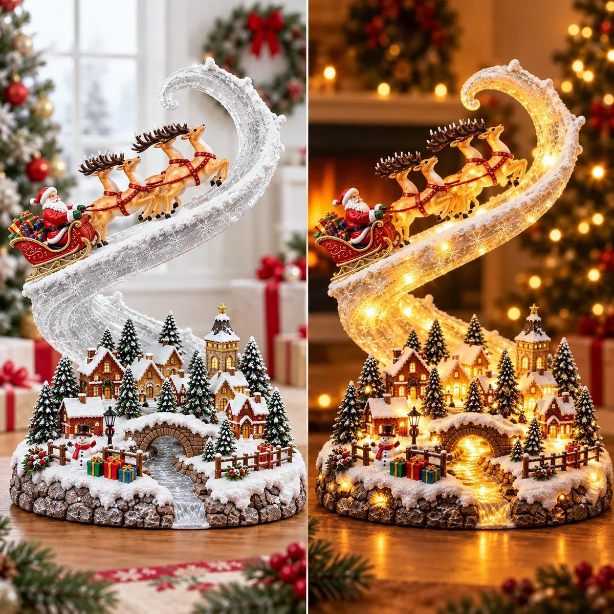 🔥 LAST DAY 49% OFF 🔥🎄 Fantasy Christmas Lights™ Town