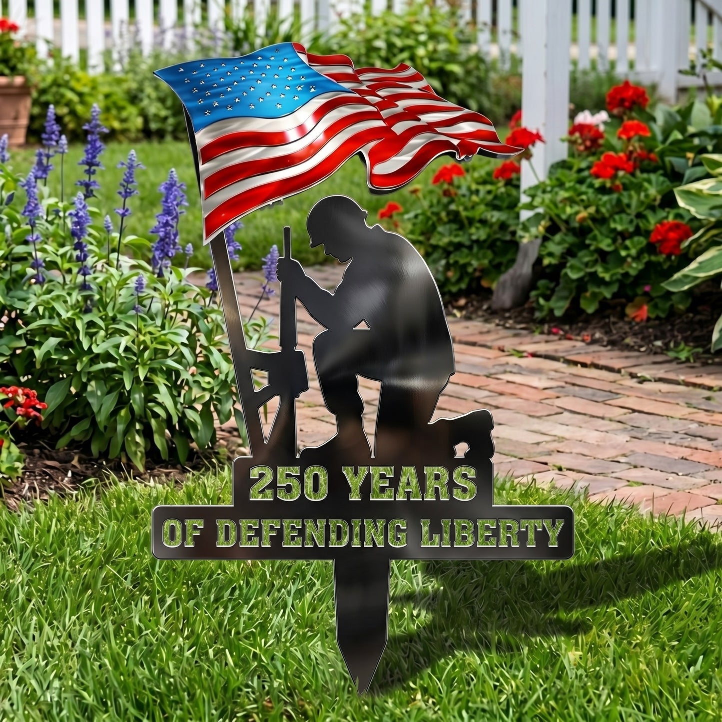 🇺🇸 America 250th Anniversary Garden Stake Patriotic Yard Decor