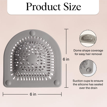 Universal Silicone Shower Drain Hair Catcher