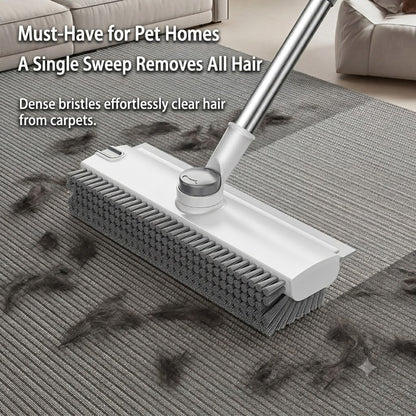 3-in-1 Adjustable Floor Scrub Brush – 360° Rotating Cleaning Tool(Free Shipping)