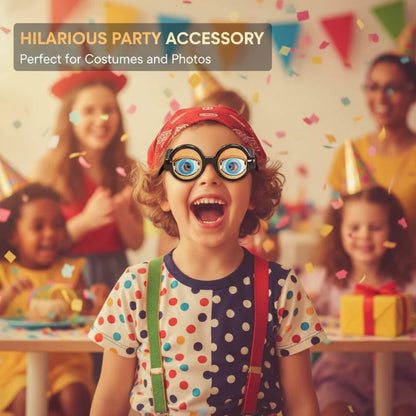 👀 Kids Pull-String Blinking Crazy Glasses - Party Prank Prop for Non-Stop Laughter 🎉