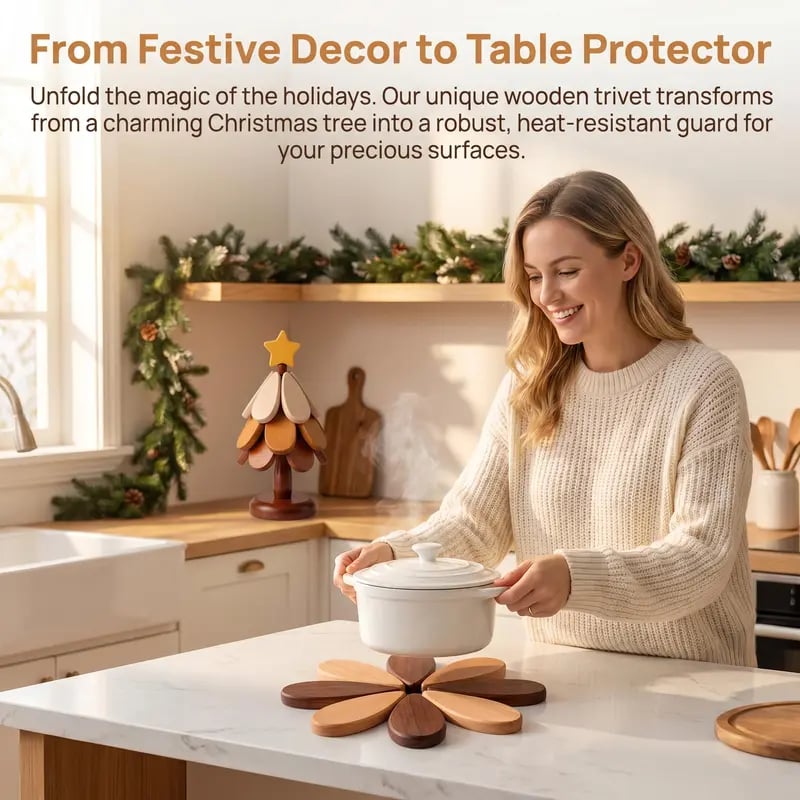 🎁Hot Sale Promotion 49% OFF🎁Wooden one tree coaster Solid wood home desktop decoration Dishes and dishes Insulation mat
