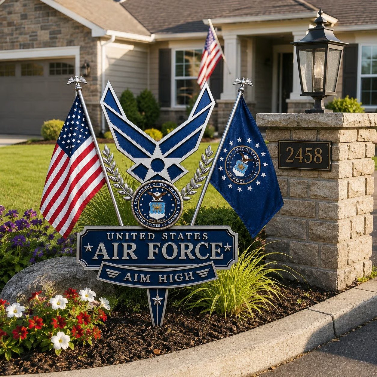 🏆Last Day Promo: 49% OFF 🎖️Semper Fidelis US Marine Corps Garden Stake✈️Buy 2 Free Shipping Today!
