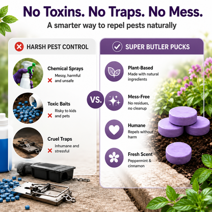 ✅ 10,000+ Happy Customers 🐭 All-Natural Peppermint & Cinnamon Pest & Rodent Repellent Pucks 🕷️🐍