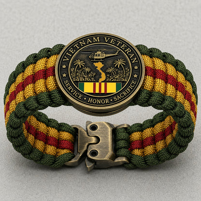 🏆Last Day Promo: 49% OFF 🎖️Survival Paracord Bracelet Honoring Vietnam Veterans