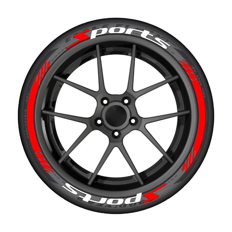 🔥 4PCS 3D Tire Lettering Stickers | Waterproof Universal Wheel Sidewall Decals