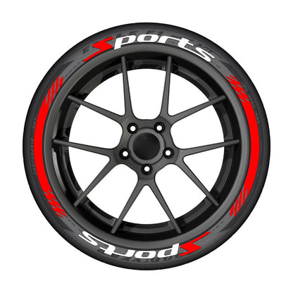 🔥 4PCS 3D Tire Lettering Stickers | Waterproof Universal Wheel Sidewall Decals