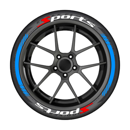 🔥 4PCS 3D Tire Lettering Stickers | Waterproof Universal Wheel Sidewall Decals