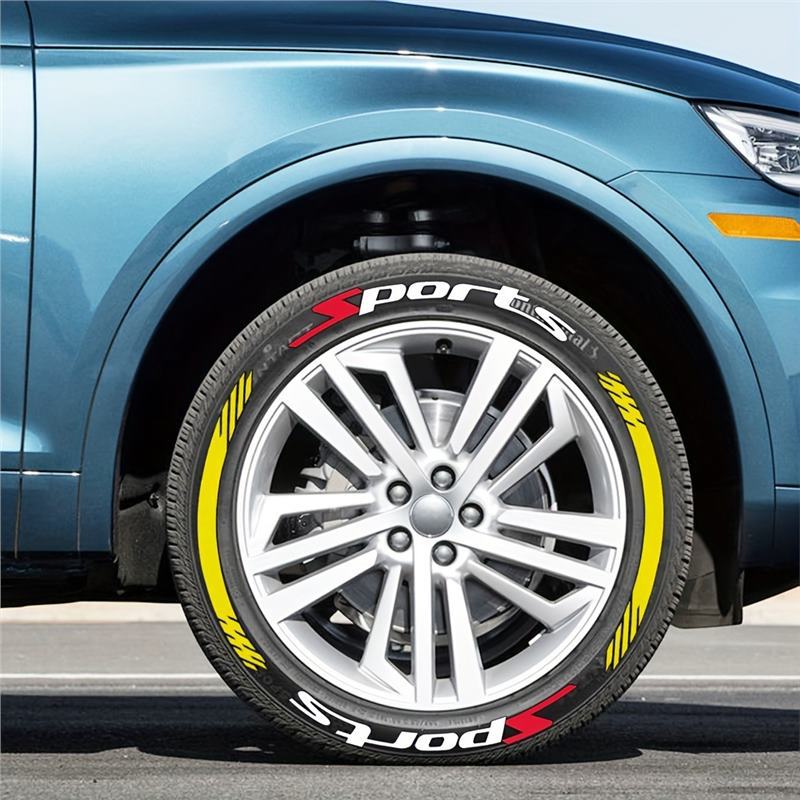 🔥 4PCS 3D Tire Lettering Stickers | Waterproof Universal Wheel Sidewall Decals