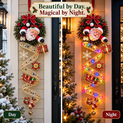 🔥 LAST DAY 49% OFF 🎄✨ Stained-Glass Christmas Hanging Door Decor