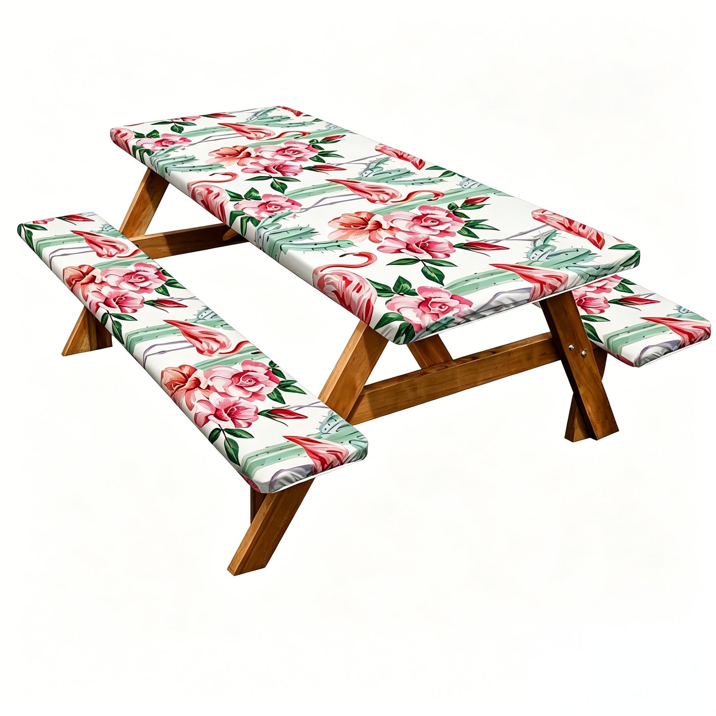 🌴 🦩Summer Must-Have! Tropical Flamingo Picnic Table Cover