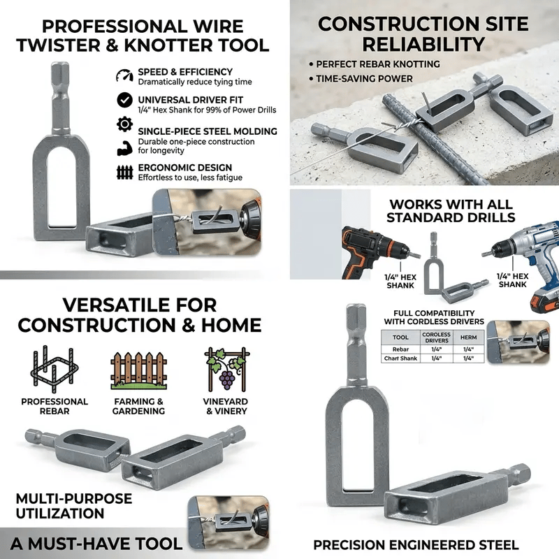 🏆55K+ SOLD⚒️#9/#11 Multi-Functional Wire Winder/Knotter