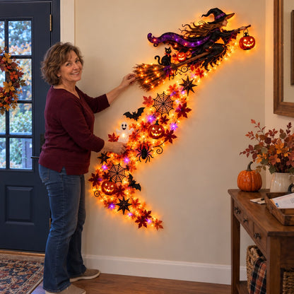 ⏰ LAST DAY 49% OFF -🎃 Halloween Magic Trail Wall Light Collection