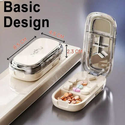 24-Hour Flash Deal⏰Upgrade-Designed Compact 3-in-1 Pill Splitter Organizer