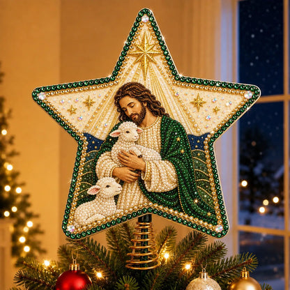 Floralshe DIY Pearl Art Tree Topper - ✝️ The Birth of Jesus