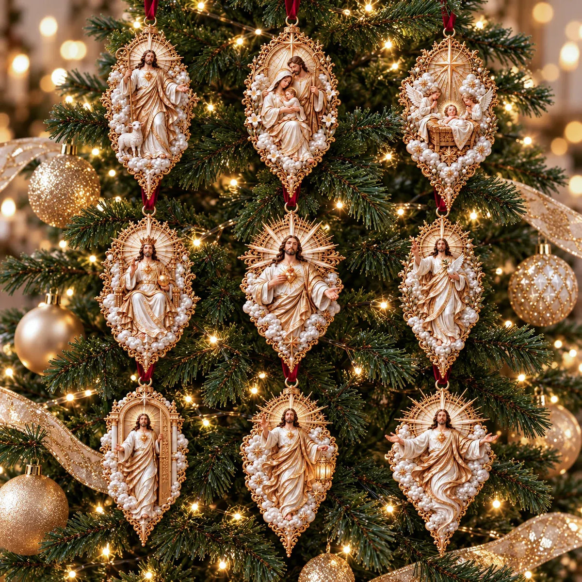 ⏳ Last Day 49% OFF – ✝️ Sacred Christmas Ornament Collection